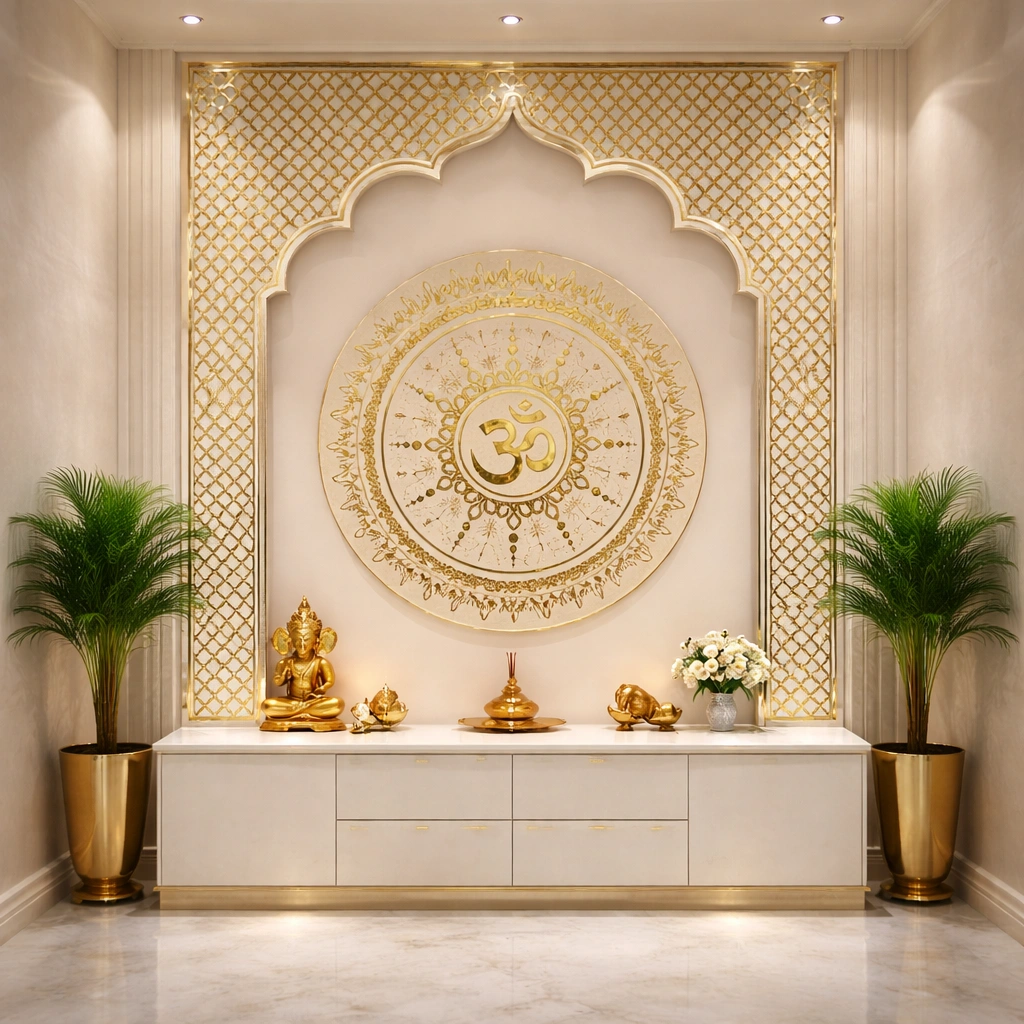 Home temple - Corian Mandir Wale Bhaiya